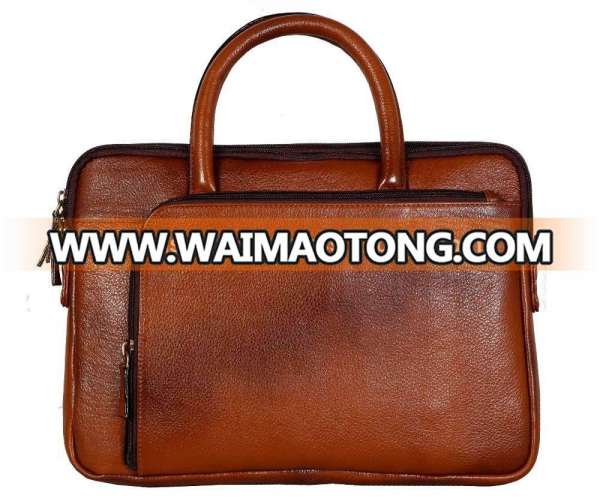 Executive Leather Messenger Bag / Real Leather Laptop Bag / New Arrival Leather Laptop Bag